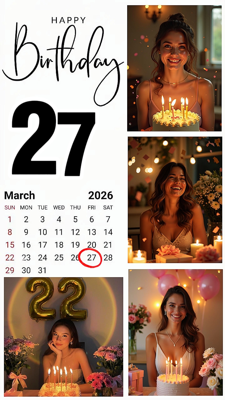 Aniversário 27 de março 