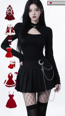 Christmas outfit AI