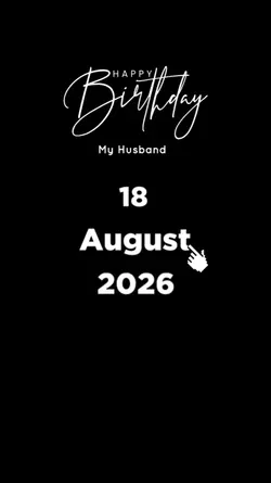 HBD HUSBAND 18 AUGUS