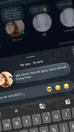 ga berani banyak 