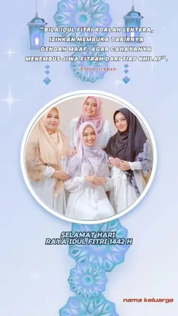 kartu ucapan lebaran