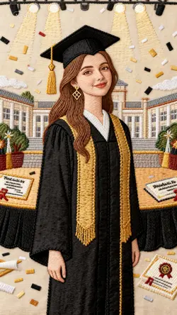 EMBROIDERY GRADUATIO