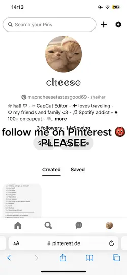 PINTEREST ACCOUNT
