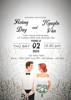 MẪU THIỆP CƯỚI