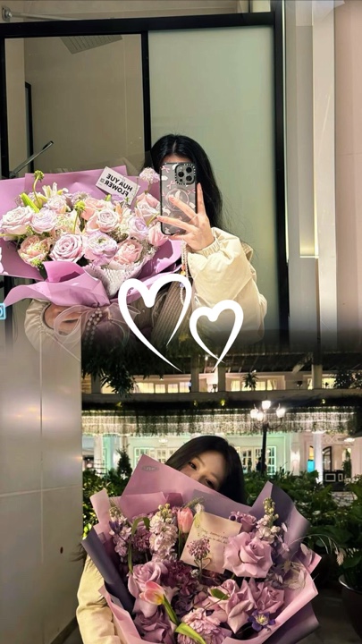 Recibí flores