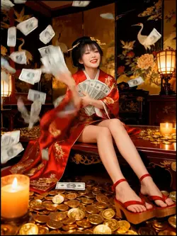 【AI変身】金運爆上がり!?