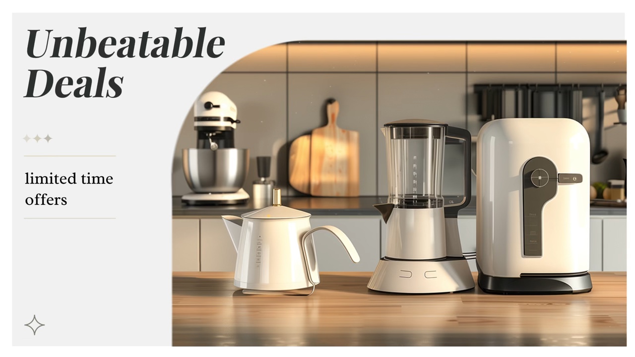 Digital Appliances, Small Appliances, Minimalist, Business Templates.