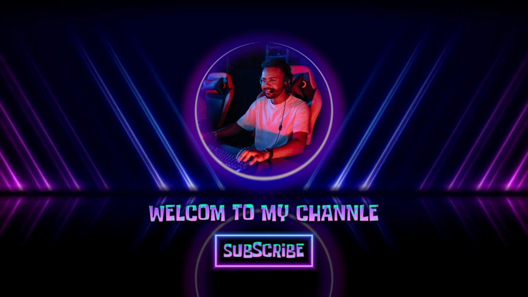 Intro Template Gaming Intro Neon Style YouTube Video