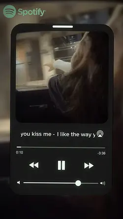 Spotify interface 
