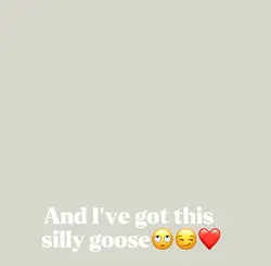 This silly goose❤️
