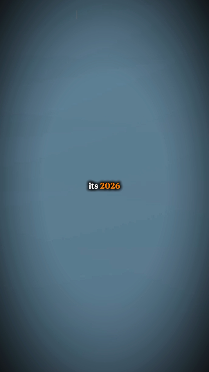 It's 2026