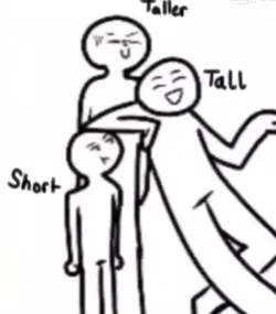 Tall and shor