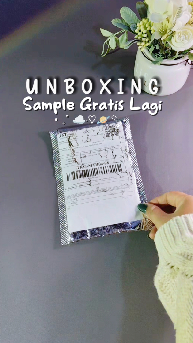 unboxing sample