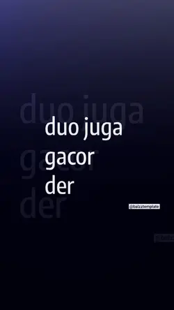 DUO JUGA GACOR DER
