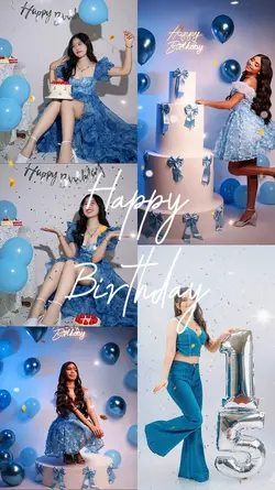 birthday collage