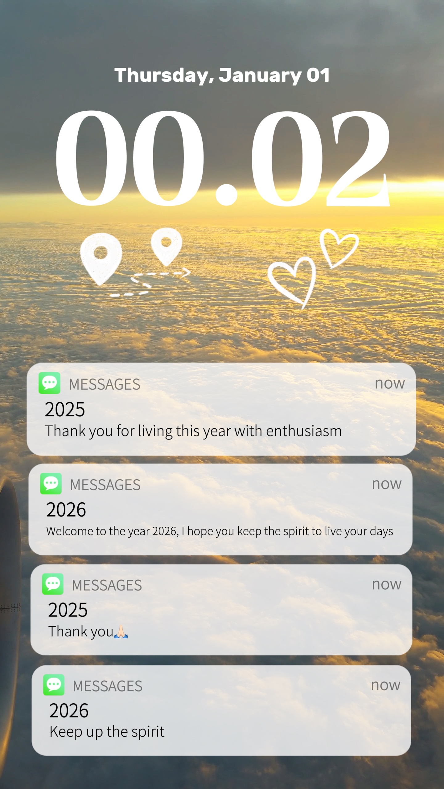 Mensagens de notificação