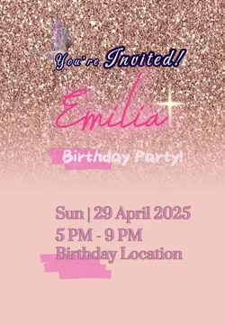 birthday invitation 