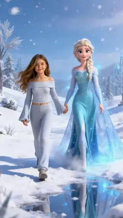 Walk with ElsaFrozen