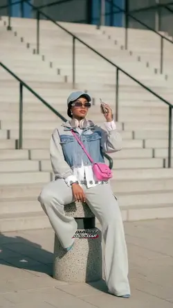 Streetwear-selfie på snabbspolning