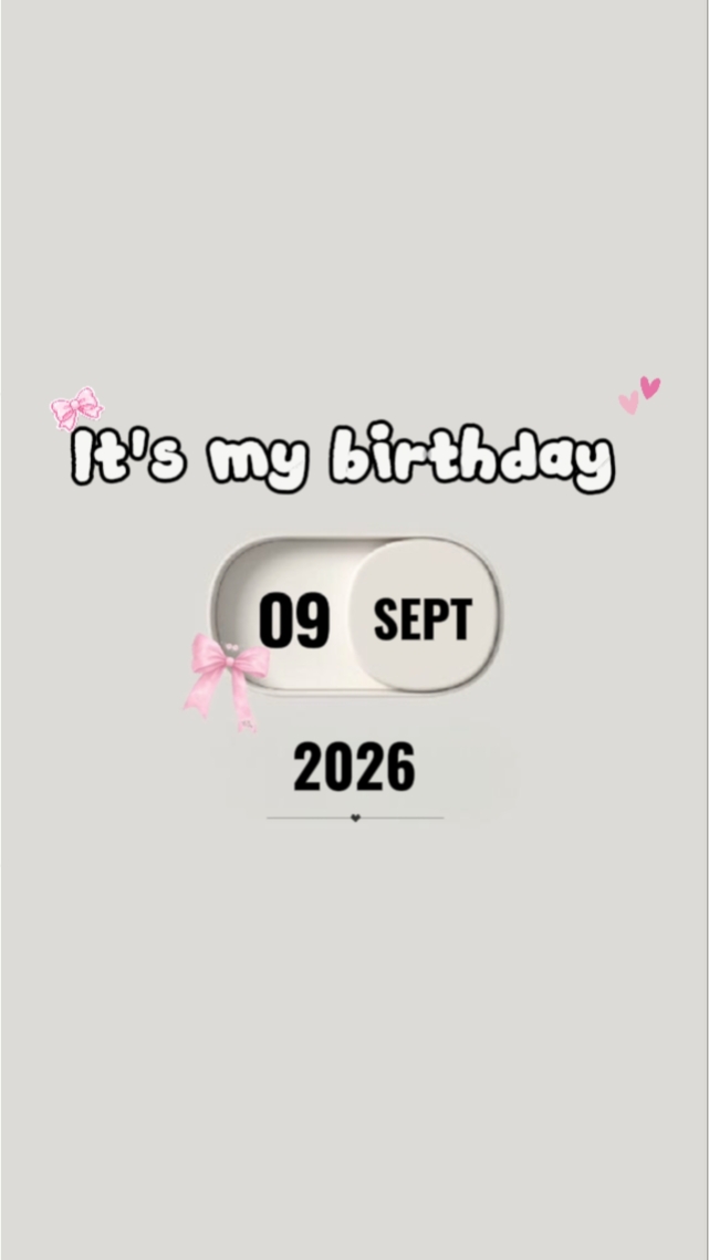 BIRTHDAY 9 SEPTEMBER
