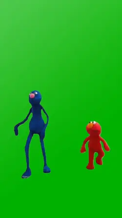 ELMO & GROVER DANCIN