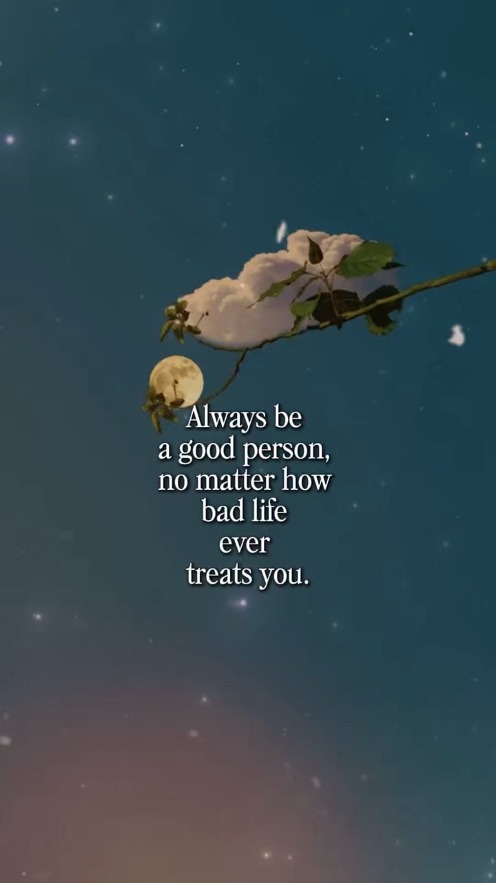 Always be a good per