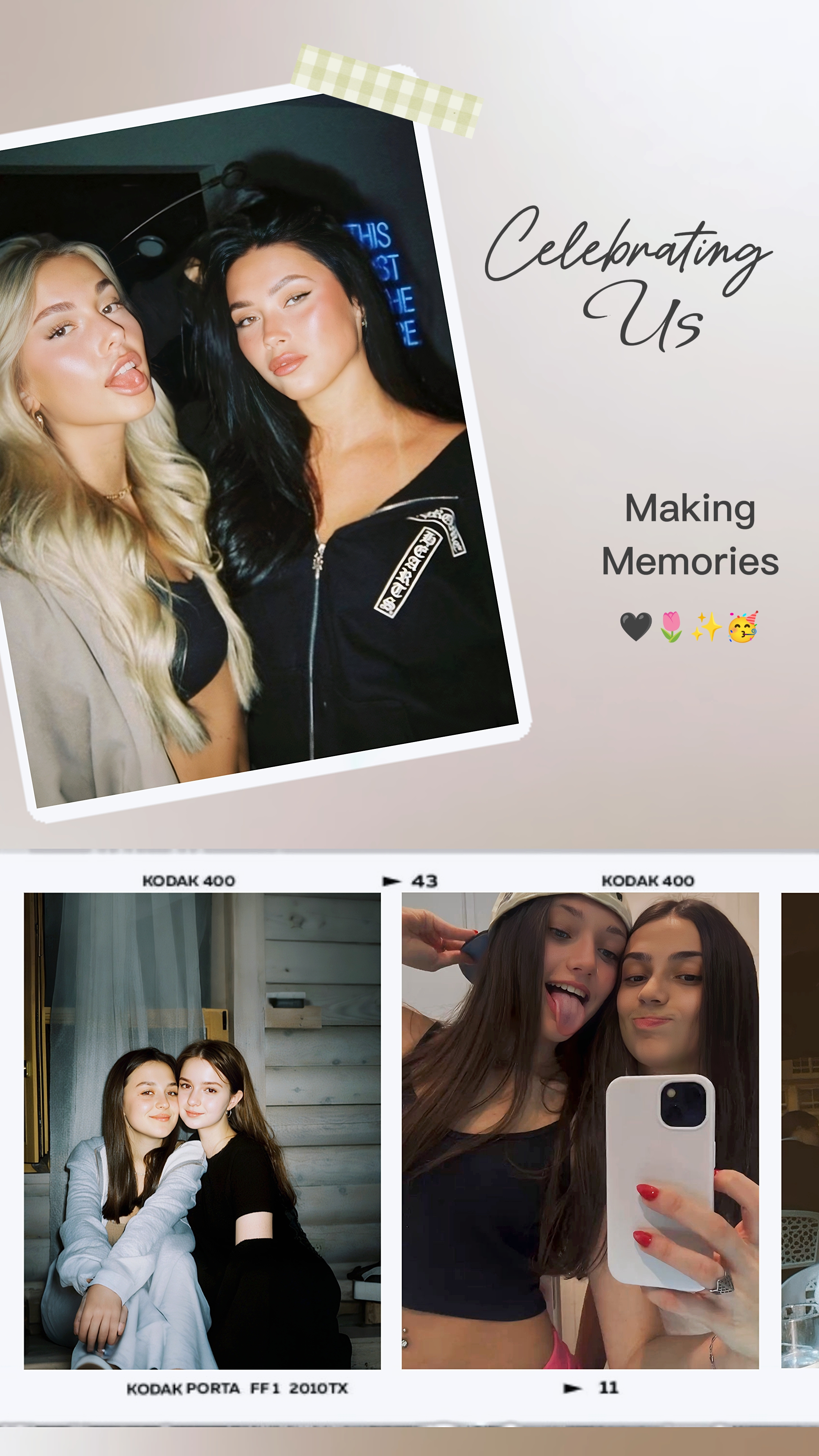 collage photo moment