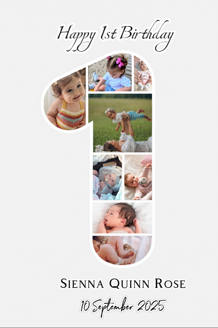 Der 1. Geburtstag des Babys 
