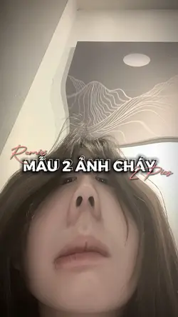 Mẫu 2 ảnh cháy