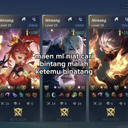 ketemu binatang ml