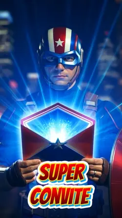 convite capitão amer