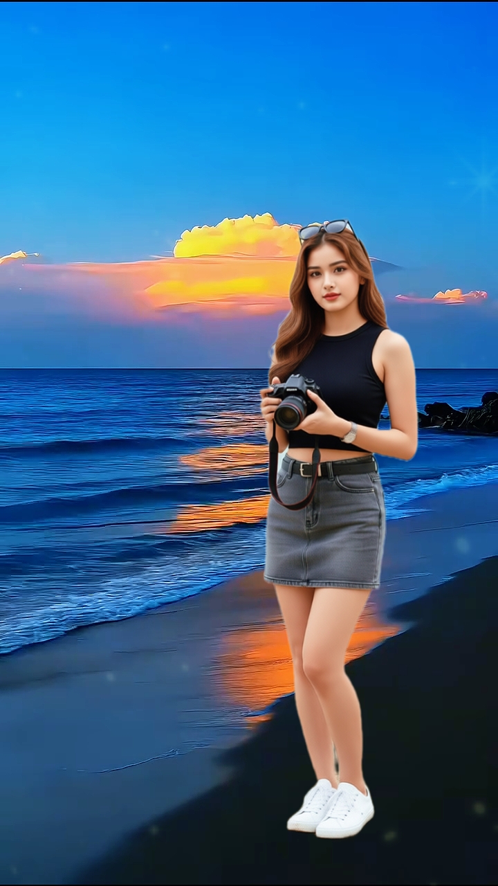 Sur la plage