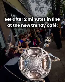 Waiting in line