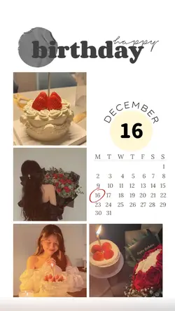 16 DECEMBER BIRTHDAY