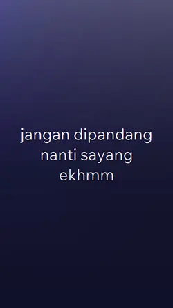 jangan dipandang
