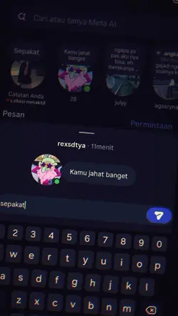 kamu jahat banget