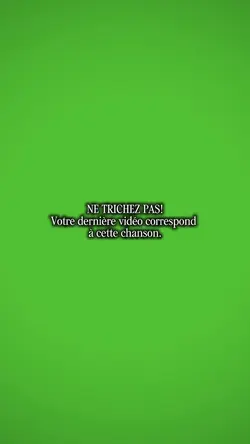 NE TRICHEZ PAS!
Votr