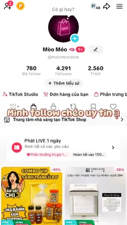 Mình fl chéo uy tín