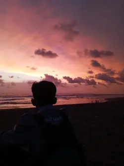 melow in beach