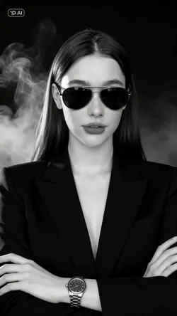 AI bw portait 