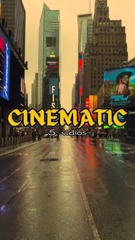 5 VIDIOS CINEMATIC 