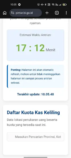 war uang baru
