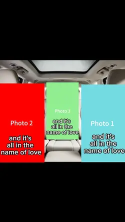 Singing in the car 