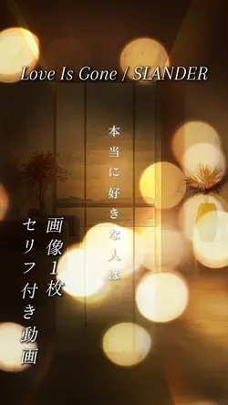 画像1枚 / セリフ付き動画編集