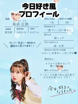 【今日好き風プロフィール!!】