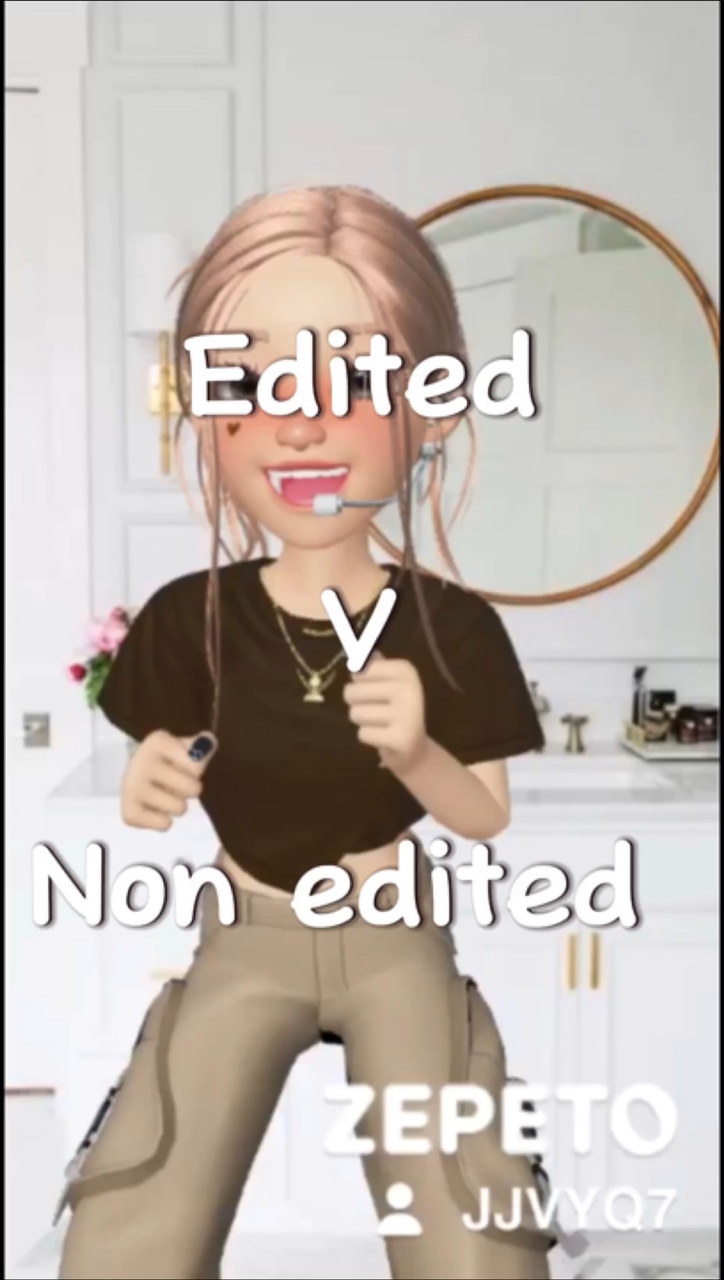 Edited v non edited