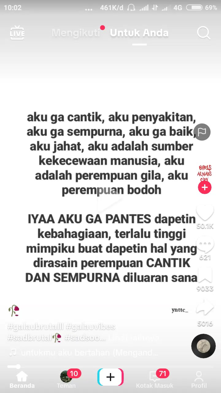 aku ga cantik