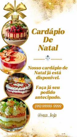 CARDÁPIO DE NATAL 
