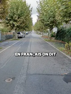 En français on dit 