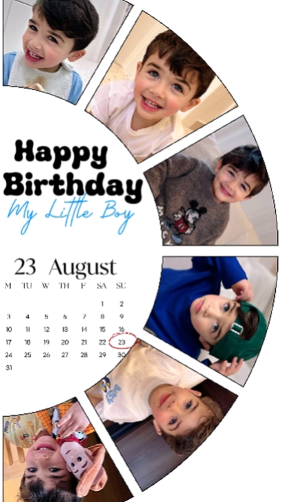 HBD SON 23 AUGUST